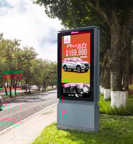 ona backlight para publicidad iluminada, ideal para mostrar gráficos brillantes.