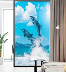 Adhesivo en vidrio para decoración y publicidad de alta calidad