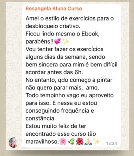 depoimento de aluna