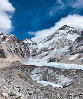 Camp de base de l'Everest.