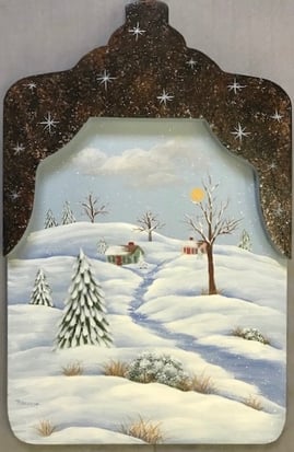 Rocky Puchalski, MDA, Rocky Puchalski MDA, original winter snow scene design