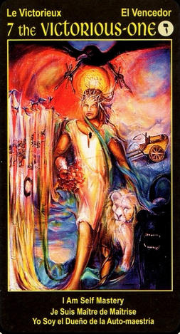 7 VICTORIOUS ONE Tarot Card I Am One Tarot Deck