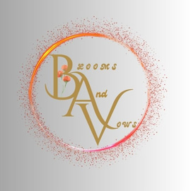 BLOOMS AND VOWS logo