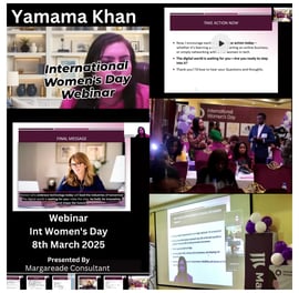Yamama Khan Ceo of Softologics.pro gave speech on women's day Webinar 2025