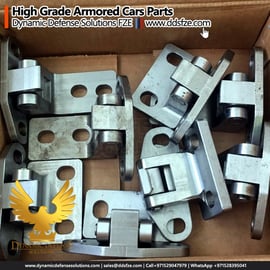 Heavy duty door hinges for Toyota Land Cruiser 300 Series armored car