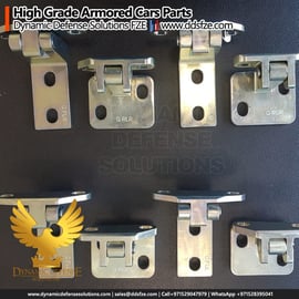 Heavy duty door hinges for GMC Yukon armored car