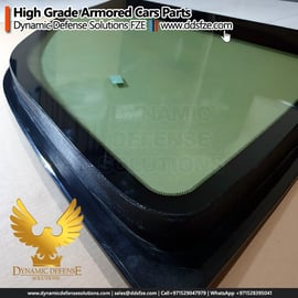 bulletproof door glass of Armored Toyota Land Cruiser 200 Series B6 Level