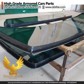 bulletproof windscreen of Armored Toyota FJ Cruiser B6 Level