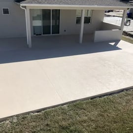 Concrete patio in Warner Robins, GA