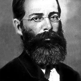 Imagem do escritor brasileiro José de Alencar (1829-1877)