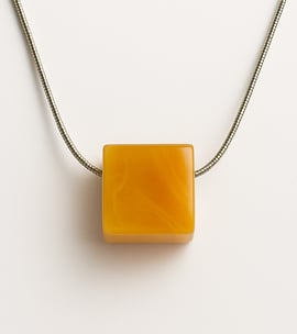 golden yelow pearl pendant