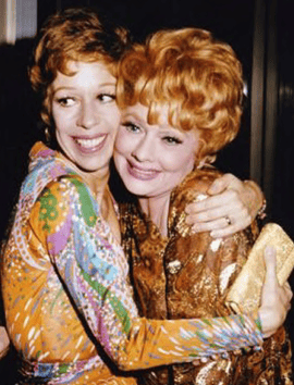 Carol Burnett (ENFJ) and Lucille Ball (ENTJ)