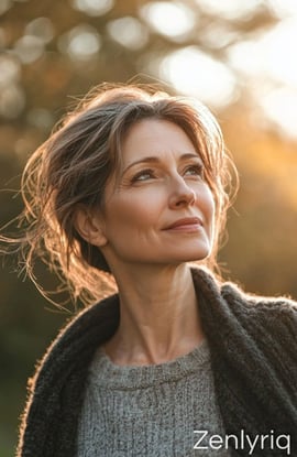 confident woman in sunlight outdoors, symbolizing natural blood sugar support and balanced energy