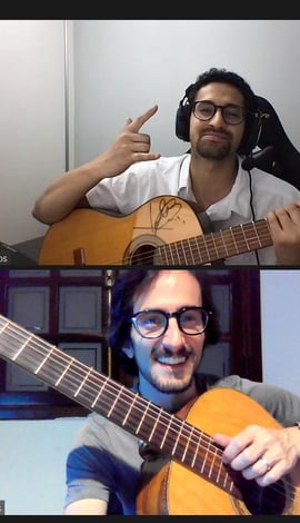 aula online de violão