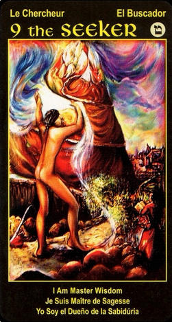 9 SEEKER Tarot Card I Am One Tarot Deck