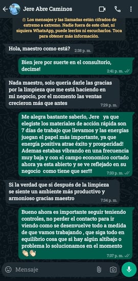 testimonio real sobre abre caminos con resultados rapidos