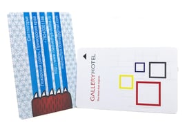 Cartes RFID en PVC pour hôtel avec logo en couleur