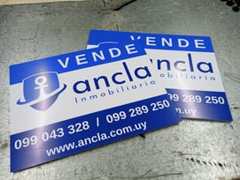 carteles en cartonplast