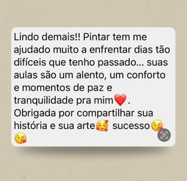 depoimento de aluna