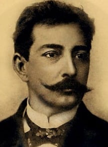 imagem do escritor brasileiro Aluísio Azevedo (1857-1913)