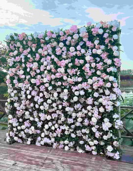 cvetlicna stena za poroke