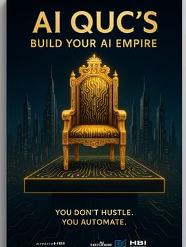 Digital cover image of the eBook titled "Build Your AI Empire: Dominate Business and Marketing with Artificial Intelligence."