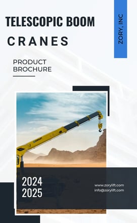 zorylift Brochure for telescopic boom crane