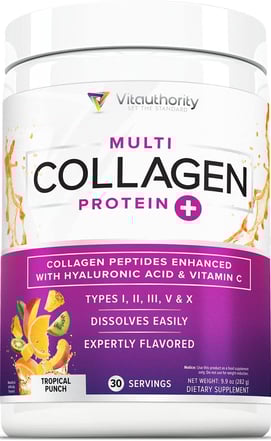 Multi Collagen Peptides Plus Hyaluronic Acid and Vitamin C