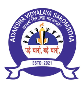 ADARSHA VIDYALAYA SAKOMATHA  logo