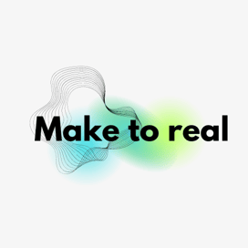 make to real logo