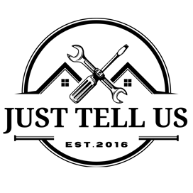 just tell us logo