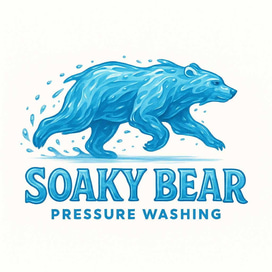 Soaky Bear Pressure Washing logo