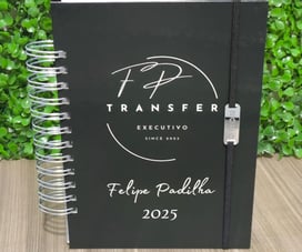 Agenda personalizada com logo
