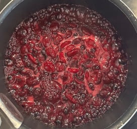 confit de cerises