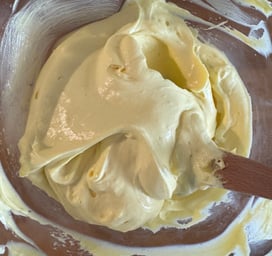crème diplomate à la rose