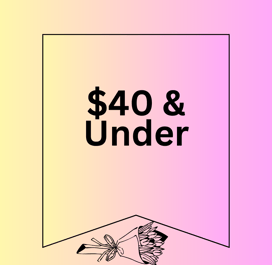 $40 and Under Gifts Image PNG