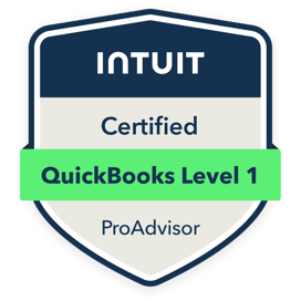 Intuit Certified QuickBooks Level 1 ProAdvisor