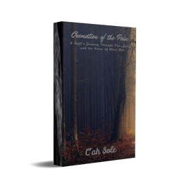   Cremation of the Pain ebook cover by C'ah Sole with deep dark forest