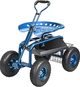 VEVOR Rolling Garden Seat with Wheels