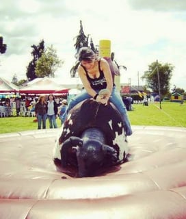 Mechanical bull rental for businesses in Greenville