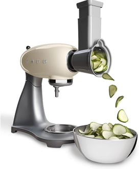 Smeg SMSG01 Slicer and Grater, Silver