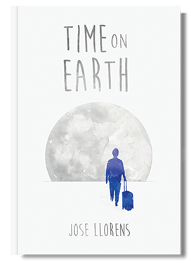 The cover of Time on Earth, existential novel by Jose Llorens