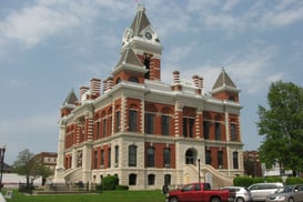 Gibson County Courthouse in Princeton Indiana