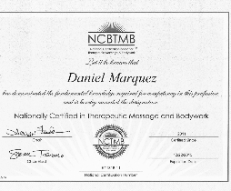 national massage certification