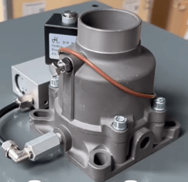 Air compressor inlet valve for precise airflow regulation, ensuring efficient system operation