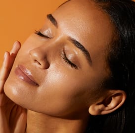 glowing protected skin