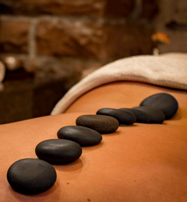 Massage au pierre