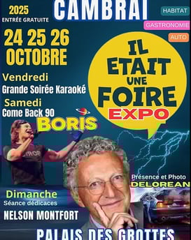 Closerie de Chanteloup Il était une foire expo à Cambrai du 24 au 26 octobre 2025