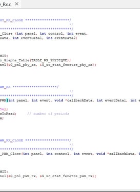 C source code for the acquisition/generation of PWM with National Instruments technologies