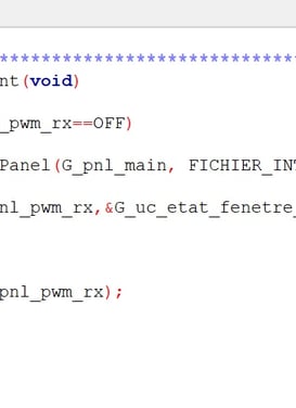 C source code for the acquisition/generation of PWM with National Instruments technologies